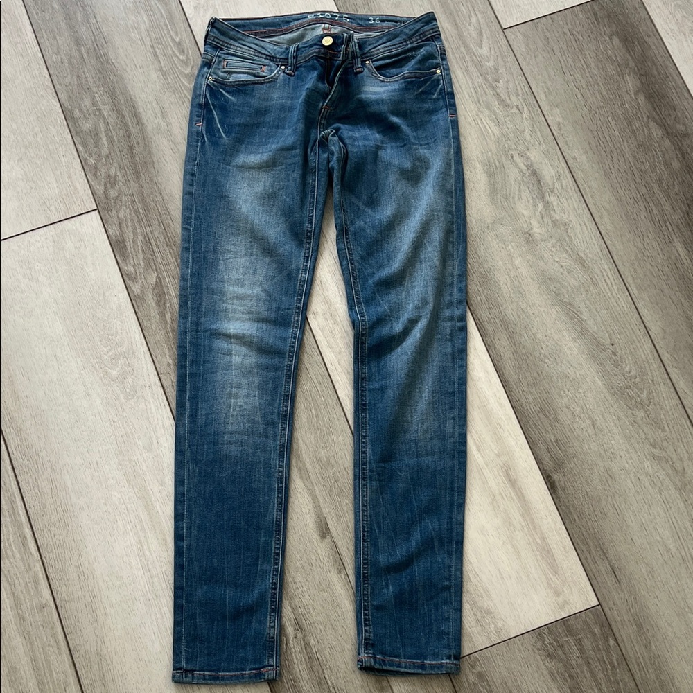 Zara Denim low rise skinny jeans